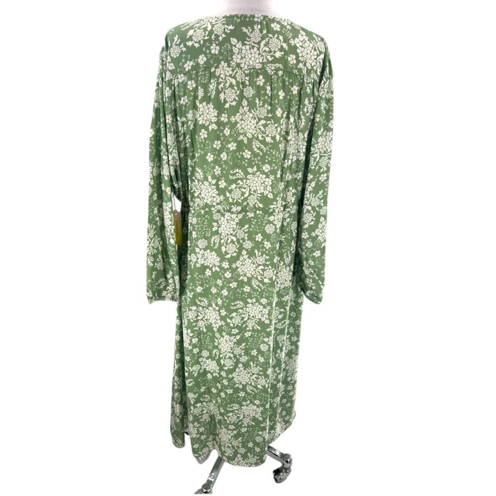 NWT Summersalt The Cinched Waist Caftan Dress vintage floral sz L - Picture 3 of 7